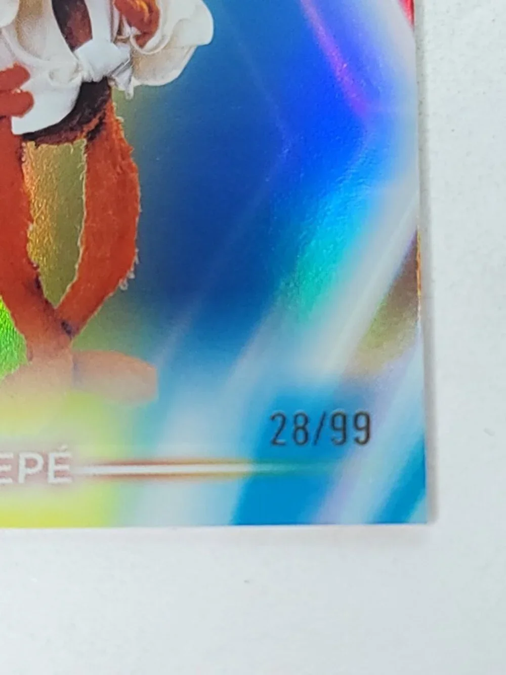 Pepe Topps 2026 Disney Neon Holo Parallel Refractor Limited 28/99 - Picture 3 of 5